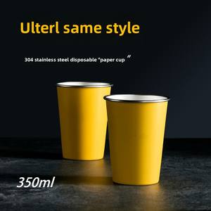 Moderne Simple 304 En Acier Inoxydable Multi-Taille <span class=keywords><strong>Restaurant</strong></span> Bar Tasse À Bière Camping En Plein Air Tasse À Eau Tasse À Café Universelle - Product Image 2