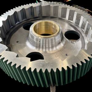 เฟืองรัตเช็ตเหล็กกล้าสำหรับเครื่องยกในโรงสีเหล็กที่ผ่านกระบวนการผลิตในโรงงาน  ผิวฟันขนาดใหญ่ ความแข็งปานกลาง - Product Image 3