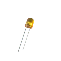 Diode LED ovale traversante de 5 mm, super lumineuse, 5 V, 0,06 W, jaune, rouge, vert, bleu, certifiée RoHS, vente en gros d'usine