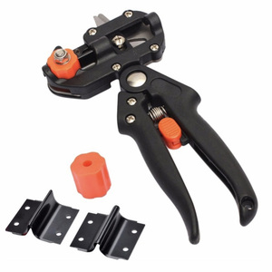 <b>Garden</b> Grafting Scissor Kit Anti-Slip Grip Ratchet Pruner DIY Plant Branch Twig Vine Fruit Tree Cutting Scissors Shear - Product Image 3