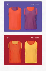 Fabrik-Direktvertrieb: Beidseitig tragbare Mesh-Kampfanzugjacke, Wendbare Fußball-Trainingsjacke, Werbeshirt, Herren-Sportbekleidung im Großhandel - Product Image 6