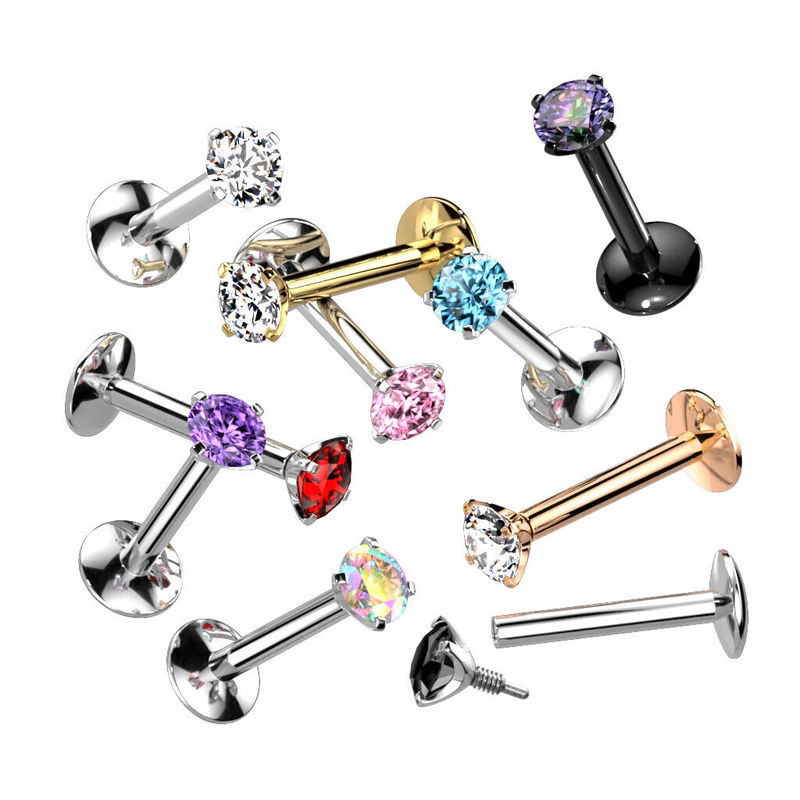 G23 Titanium Jewelry Manufacturer 16G Labret