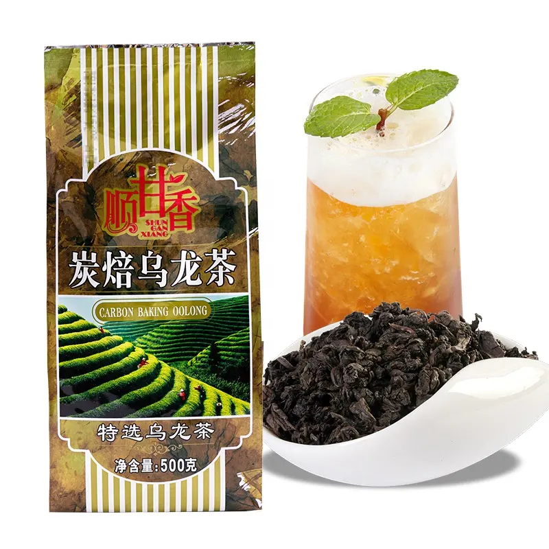 500g Guangcun Charcoal Baked Oolong Tea Loose Leaf for Bubble Tea