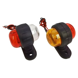 高品质卡车照明零件卡车发光二极管红白黄侧灯 - Product Image 4