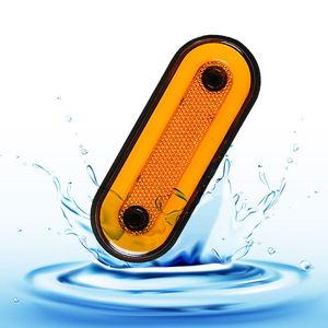 Tiện ích Trailer bên đánh dấu Đèn phản xạ 12V 24V <span class=keywords><strong>LED</strong></span> xe tải giải phóng mặt bằng đèn xe buýt van Camper bên vị trí ánh sáng hổ phách màu đỏ - Product Image 6