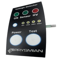 Clavier à membrane à dôme métallique en matériaux PET, PC, PVC, caoutchouc, silicone, non-tactile, avec adhésif 3M467 et LED, Fournisseur d'or
