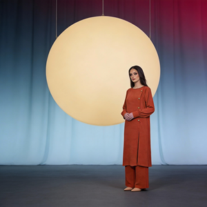 Robe Abaya élégante en polyester à paillettes pour femmes musulmanes, vente en gros, vêtements de cérémonie sur mesure - Product Image 3