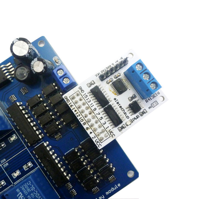R413E16 16ch Multifunction RS485 Relay NPN PNP IO Control Core Board Modbus Rtu & at Command Module Miniature