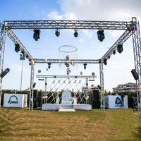 Estructura de Aluminio para Escenario, Soporte Portátil para Iluminación de DJ, Estante de Exhibición con Estructura
