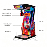 Machine d'arcade de boxe de haute qualité à prix d'usine, machine commerciale d'arcade très fréquentée avec service OEM/ODM