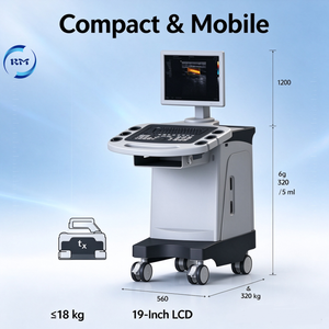 Machine à ultrasons Doppler écho couleur pour le balayage d'ultrasons humains obstétriques, cardiaques, urologiques - Product Image 4