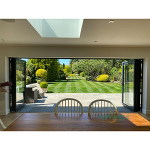 <span class=keywords><strong>Porte</strong></span> pliante extérieure en accordéon de véranda personnalisée <span class=keywords><strong>Porte</strong></span> coulissante en verre pour patio <span class=keywords><strong>Porte</strong></span> pliante en aluminium - Product Image 2