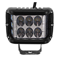 4 Inch 45W 12V LED Work Light Bar Cube Side Shooter Pod White Amber Strobe Lamp SUV Car Lights Accessories