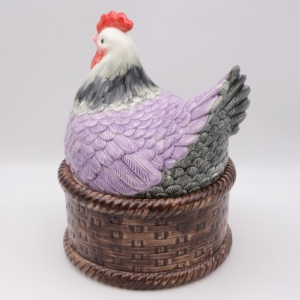 Tùy Chỉnh Handmade Sứ Nhà Bếp Ca Cao <span class=keywords><strong>Cookie</strong></span> Kẹo Ngũ Cốc <span class=keywords><strong>Jar</strong></span> Gốm Sống Động Như Thật Gà Hen Dậu Động Vật Lưu Trữ <span class=keywords><strong>Cookie</strong></span> Lọ - Product Image 5