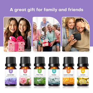 Chất lượng cao <span class=keywords><strong>6</strong></span> gói thiết lập của tinh dầu cơ thể Tinh dầu chăm sóc da Thiết lập Hộp Quà Tặng nuôi dưỡng nhẹ nhàng trên khuôn mặt và cơ thể massage - Product Image 4