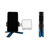 Fotopro Custom Flexibele Smart Telefoon Bracket Stand Universele Verstelbare Mobiele Telefoon Clip Houder Voor Statief