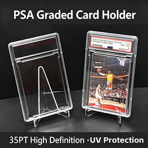 PKM & <span class=keywords><strong>NBA</strong></span> voor Grading <span class=keywords><strong>Card</strong></span> Slab Ultrasone 35PT Acryl Draagbare verzamelbox Sterk-magnetische kaarthouder MTG Kaarthouder - Product Image 1