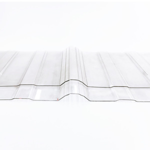 Feuilles de toit en plastique ondulées, blanc, transparent, résistant au feu, matériau de toit d'extérieur pour serre - Product Image 4