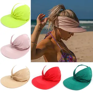 Mode été plage chapeau femmes pare-soleil chapeau de soleil Anti-ultraviolet élastique creux chapeau haut de forme nouvelles casquettes décontractées