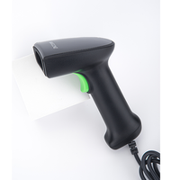 Lecteur de codes à barres filaire 1D 2D Qr Rs232 Scanner pour magasins, supermarchés et magasins de détail