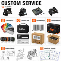 125LPM Truck Pneumatic DC 12V China Air Compressor Oilless Compressor De Aire Offroad Piston Car Air Compressor for Car Tires