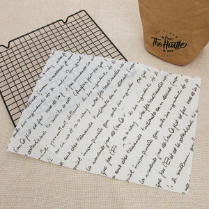 Papier d'emballage pour sandwichs et hamburgers, résistant à la graisse, de qualité alimentaire, enduit de PE, pour pain à hamburger, pizza, charcuterie, avec logo - Product Image 5