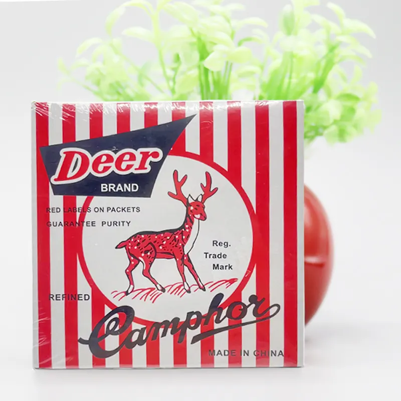 Peça de cânfora indiana 3/4 onças 300g de alta qualidade marca Deer caixa melhor preço Karpoor orações item