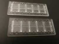 10-Chamber Urine Sediment Cytology Counting Slides with Cubic Grid for Microscopic Analysis, 100 Slides/Pack