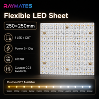 Feuille de rétroéclairage LED ultra-fine et flexible pour comptoir en quartz, vitrail, onyx artificiel, panneau lumineux LED flexible, film lumineux