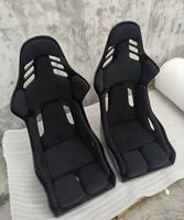 Logo personnalisé pris en charge pour siège baquet Recaro Podium CF en fibre de carbone, compatibilité universelle pour Benz et diverses voitures de sport.
