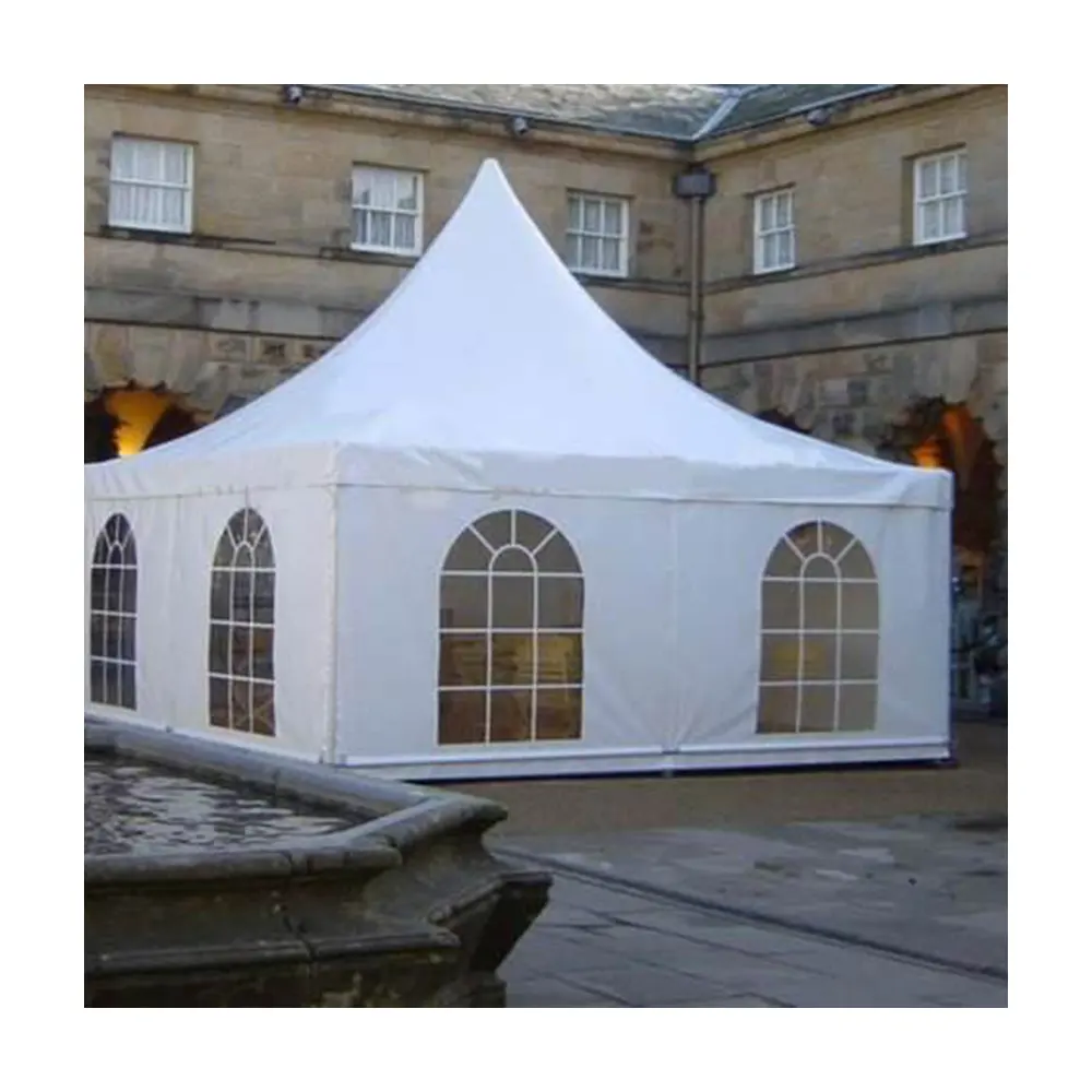 אוהל חתונות כנסייה חיצוני בעיצוב חדש אוהל פגודת מרקיזה עמיד למים למסיבה
