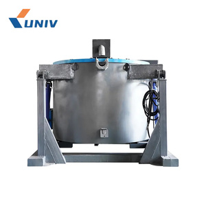 Pequeño horno de fusión de cobre de aluminio Comercio 1300 Horno de fusión de aluminio de metal industrial Rodio Tanzania Endurecimiento - Product Image 2