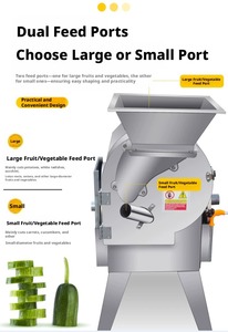 Vegetable Cutter Special For Canteen Restaurant Adjustable Speed Cucumber Eggplant Banana Fruit Slicing Machine - Product Image 6