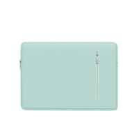Pas cher En Gros Personnaliser Rose En Nylon Fermeture Éclair Ordinateur Portable Housse 15.6 Pouces En Cuir Pour Ordinateur Portable Calcul Avec Conception Personnalisée
