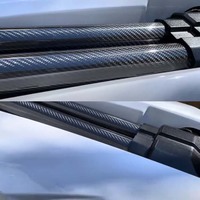 Le premier poteau de poignée de Jet Ski de l'industrie Anti Corrosion 3K Weave Tubes de poteau de poignée en fibre de carbone