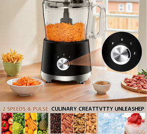 ミニ電動フードプロセッサー 1200W <span class=keywords><strong>2</strong></span>.5L 環境に優しい <span class=keywords><strong>3</strong></span>段階速度調整 多機能ブレンダー/シュレッダー/グラインダー/ミキサー/ニーダー 家庭用 - Product Image 6