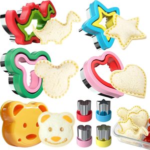 Coupe-sandwich et scelleur, appareil à sandwichs, appareil à décroûter les sandwichs, appareil à crêpes, emporte-pièces DIY, moule <span class=keywords><strong>de</strong></span> pressage - Product Image 1