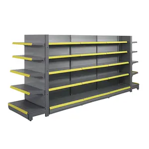 Shelf Rack Supermarket Customized Good Price Grocery Store Retail Display Stand Racks Gondola Shelving Shelf Rack Supermarket