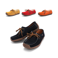 Mocassins Femme Pas Chers en Gros, Légers, Plats, en Faux Daim à Motif Floral, à Enfiler
