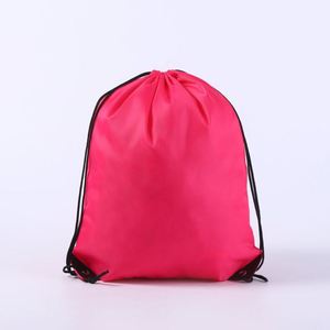 KUUQA Unisex 40pcs <b>Drawstring</b> <b>Backpacks</b> Sports Storage School Gym Travel Blue Patchwork Design Polyester 40cm*34cm/15.7*13.4 - Product Image 3