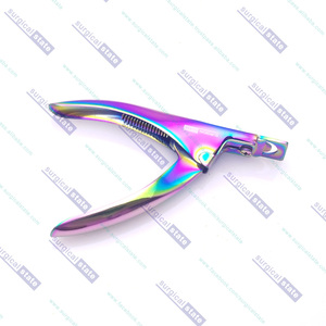 Cortador de puntas de uñas de acero inoxidable, cortaúñas postizas artificiales acrílicas, herramienta profesional de manicura y pedicura para salones - Product Image 2