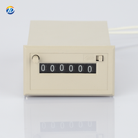 Compteur d'impulsions électromagnétiques CSK6-NKW 6 chiffres 12-240V AC/DC à montage sur panneau pour machines industrielles