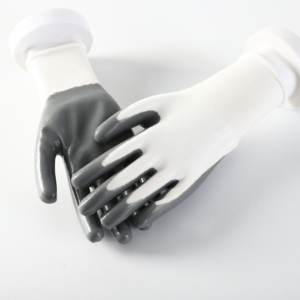 4Safety Best Selling 13 Gauge Polyester Liner <strong>Nitrile</strong> Coated Working Safety <strong>Glove</strong> Anti-slip - Product Image 3