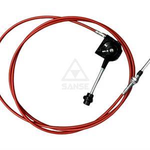 Cable de Acelerador <span class=keywords><strong>Manual</strong></span> de 4 Metros para Excavadoras Caterpillar, Hitachi, <span class=keywords><strong>Doosan</strong></span> y Hyundai, Modificado para Cargadoras - Product Image 2