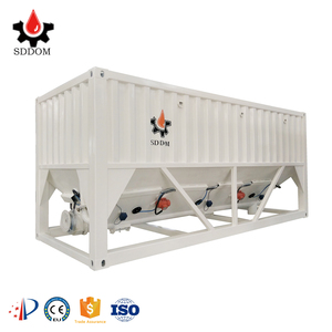 <span class=keywords><strong>Ciment</strong></span> de sol horizontal Portable personnalisé de 50 tonnes pour centrale à béton - Product Image 1