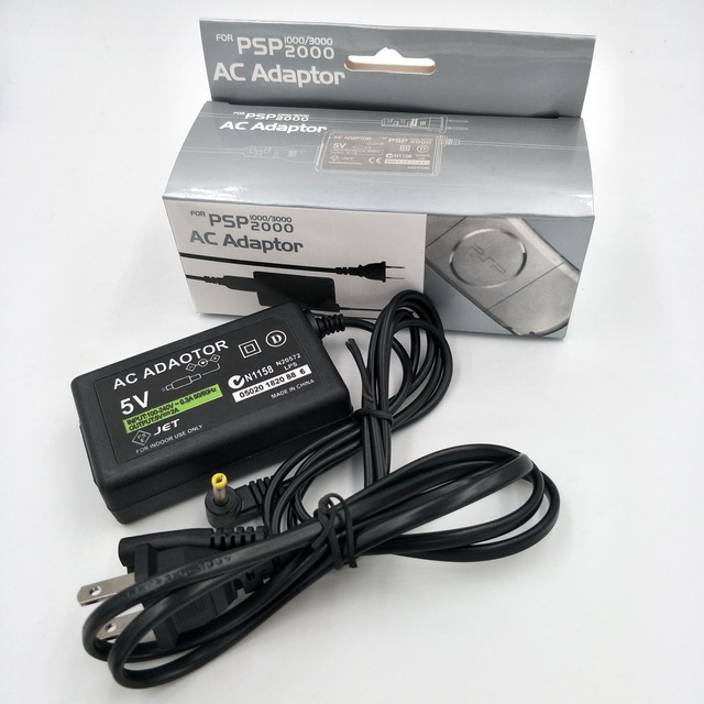 EU/US Plug 5V Home Wall Charger Power Supply AC Adapter for Sony PlayStation Portable PSP 1000 2000 3000 Charging Cable Cord