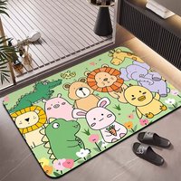Tapis de bain HM Wholesale à séchage rapide en boue de diatomée 2,5 mm, super absorbant, antidérapant, facile à nettoyer, pour salle de bain