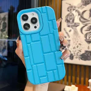 Funda trasera de TPU para teléfono móvil Iphone 11 Pro Max, carcasa de goma suave con diseño de laberinto facial