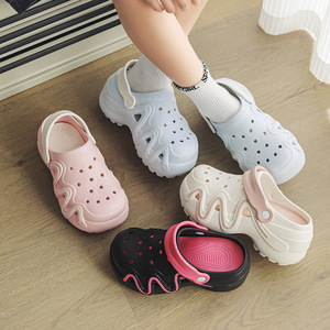 Women's Platform <b>Clogs</b> EVA Breathable Outdoor Sandals Height Increasing Non Slip Closed Toe Summer Shoes Size 35 40 - Product Image 4