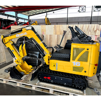 NICOSAIL livraison gratuite Mini pelle EPA moteur Kubota 3.5 tonnes chenille Micro pelleteuse 1 tonne 2 tonnes ferme petite pelle à vendre